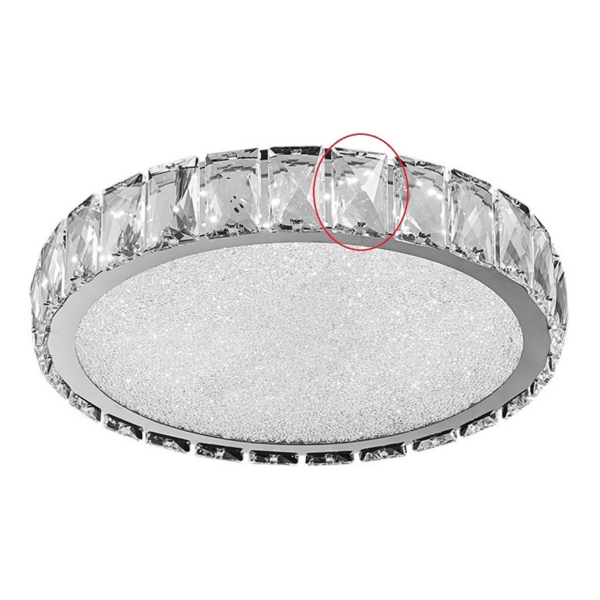 Luxera 62406 - Zamensko staklo za plafonjeru GIRO 30 x 50 mm