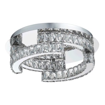 Luxera 62429 - LED Kristalna plafonjera SANTANA 1xLED/24W/230V