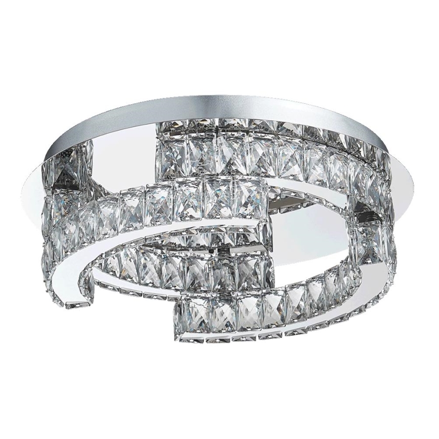 Luxera 62429 - LED Kristalna plafonjera SANTANA 1xLED/24W/230V