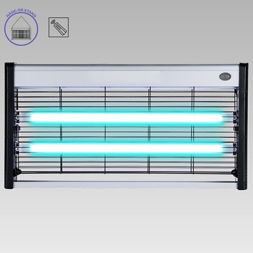 Luxera 70418 - Dezinfekcijska germicidna lampa 2xT5 UVC/15W/230V + Daljinski upravljač