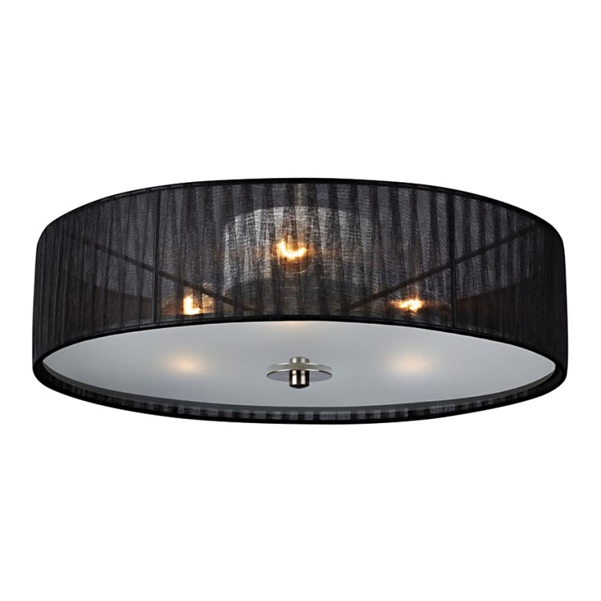 Markslöjd 104884 - Plafonjera BYSKE 3xE14/40W/230V crno