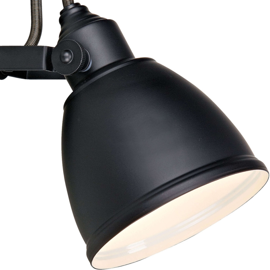Markslöjd 105814 - Zidna lampa FJÄLLBACKA 1xE14/40W/230V crno