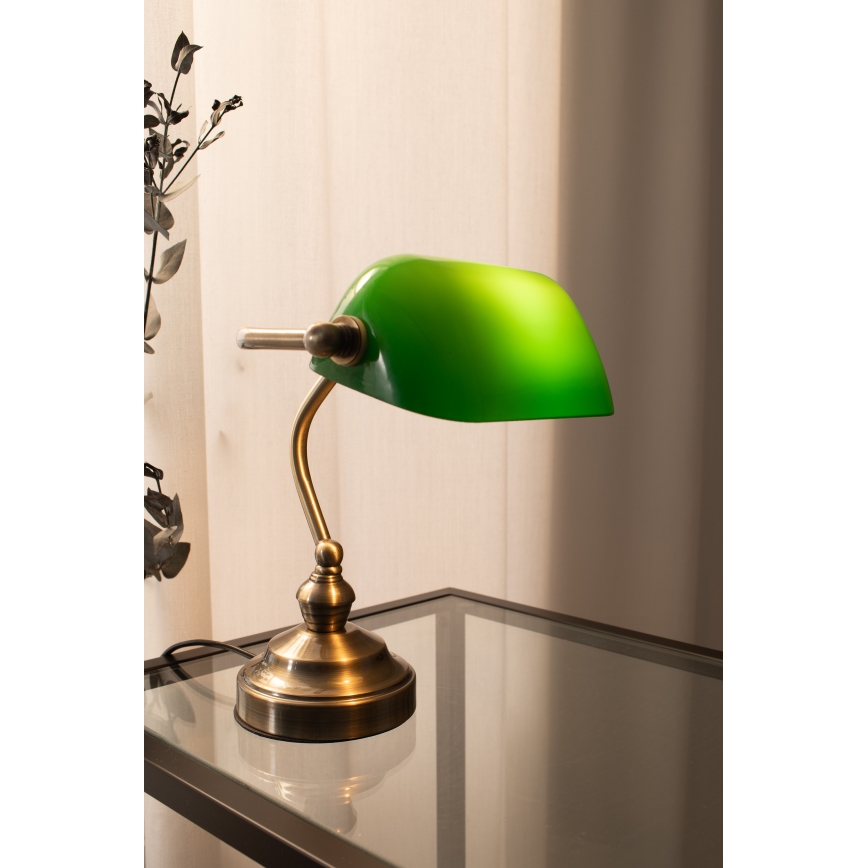 Markslöjd 105930 - Stona lampa BANKERS 1xE14/40W/230V