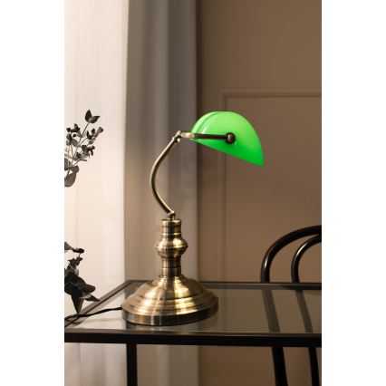 Markslöjd 105931 - Stona lampa BANKERS 1xE14/40W/230V