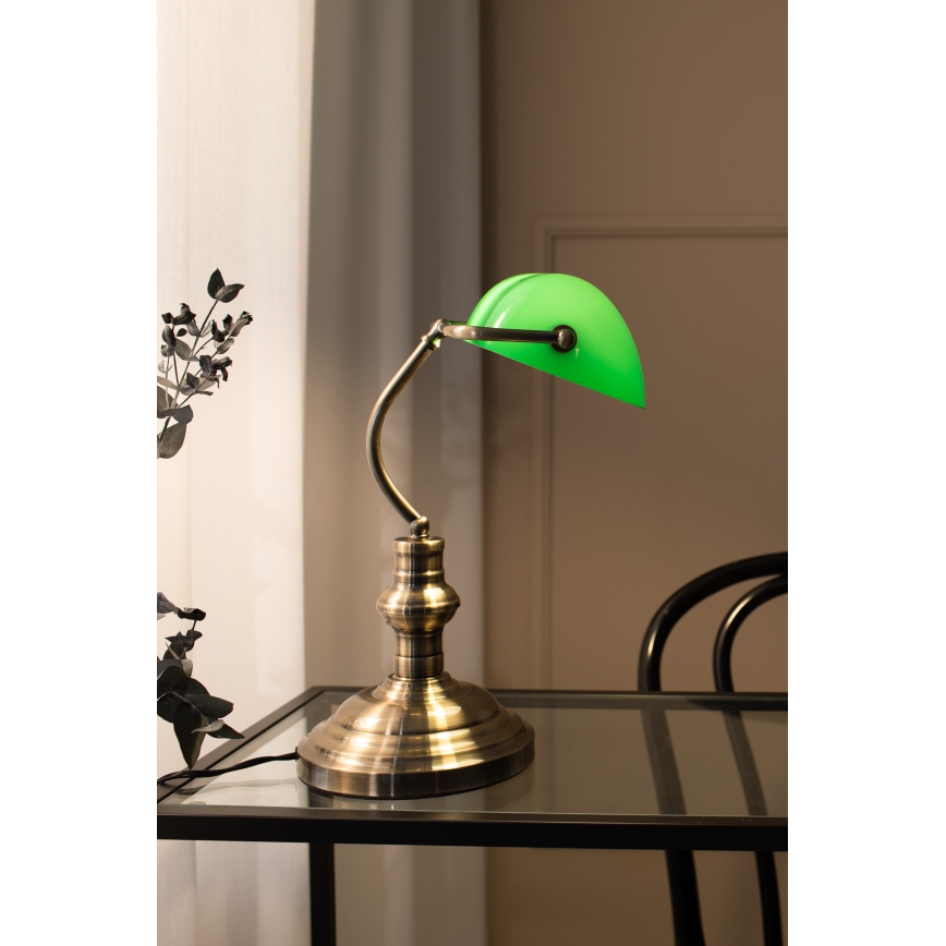 Markslöjd 105931 - Stona lampa BANKERS 1xE14/40W/230V