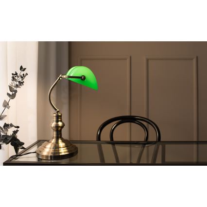 Markslöjd 105931 - Stona lampa BANKERS 1xE14/40W/230V