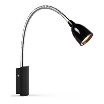 Markslöjd 105940 - LED Zidna lampa TULIP LED/2,5W/230V crno