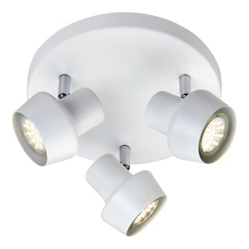 Markslöjd 106086 - Reflektorska lampa URN 3xGU10/35W/230V bela