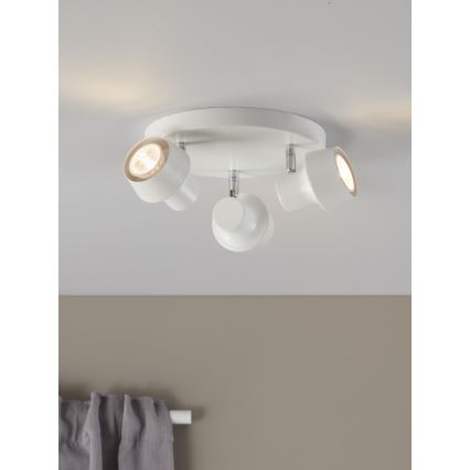 Markslöjd 106086 - Reflektorska lampa URN 3xGU10/35W/230V bela