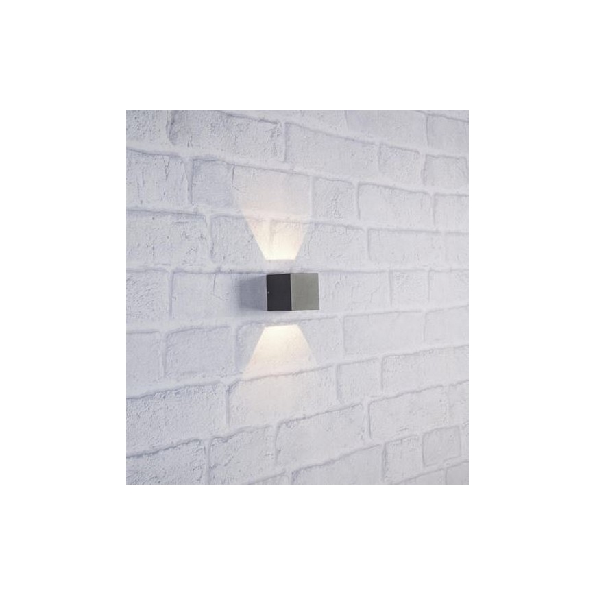 Markslöjd 106521 - LED spoljna lampa ARGOS LED/4W/230V IP44 sivo