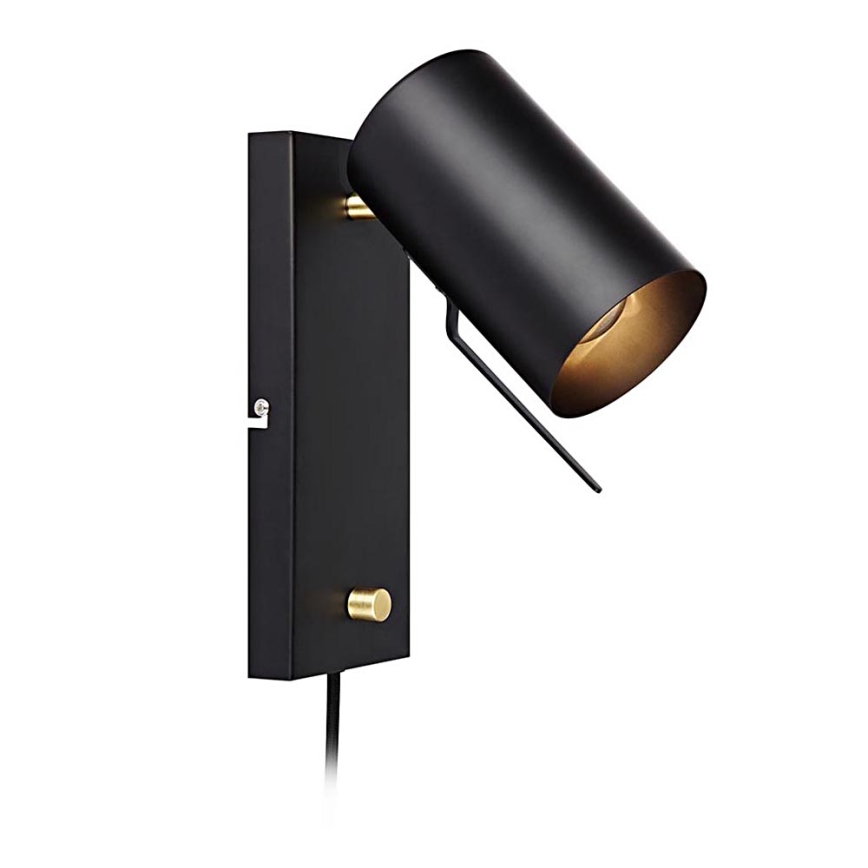 Markslöjd 106587 - Zidna lampa za prigušivanje CARRIE 1xGU10/35W/230V crno