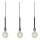 Markslöjd 106708 - Luster na sajli SEDLO 3xE27/60W/230V