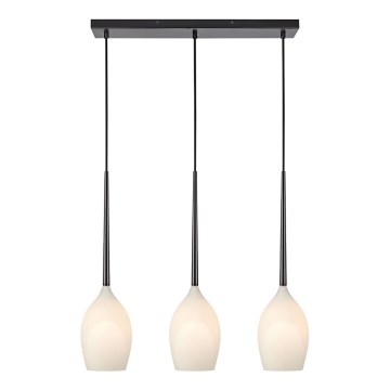 Markslöjd 106808 - Luster na sajli SALUTE 3xE14/40W/230V