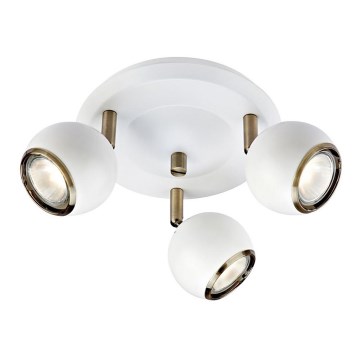 Markslöjd 106875 - Plafonjera COCO 3xGU10/35W/230V bela