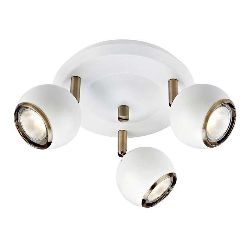 Markslöjd 106875 - Plafonjera COCO 3xGU10/35W/230V bela