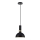 Markslöjd 106974 - Luster na sajli LARRY 1xE27/60W/230V crno/zlatna