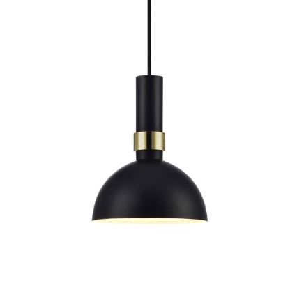 Markslöjd 106974 - Luster na sajli LARRY 1xE27/60W/230V crno/zlatna