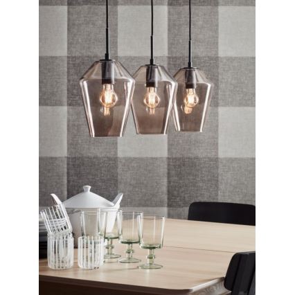 Markslöjd 107132 - Luster na sajli RETRO 3xE27/60W/230V