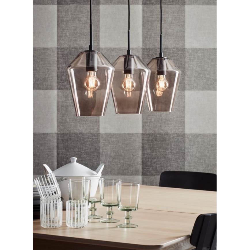 Markslöjd 107132 - Luster na sajli RETRO 3xE27/60W/230V