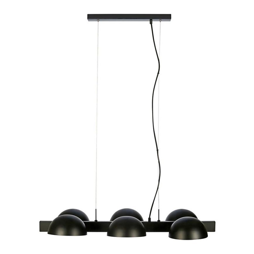 Markslöjd 107138 - Luster na sajli FLAMINGO 6xE14/40W/230V crno