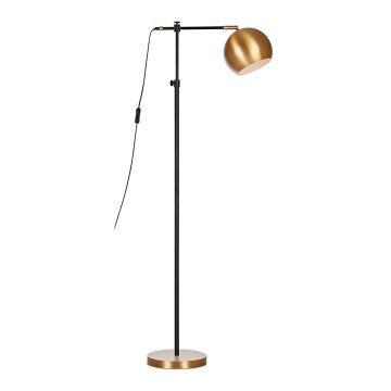 Markslöjd 107231 - Podna lampa CHESTER 1xE27/40W/230V crno/bronzana