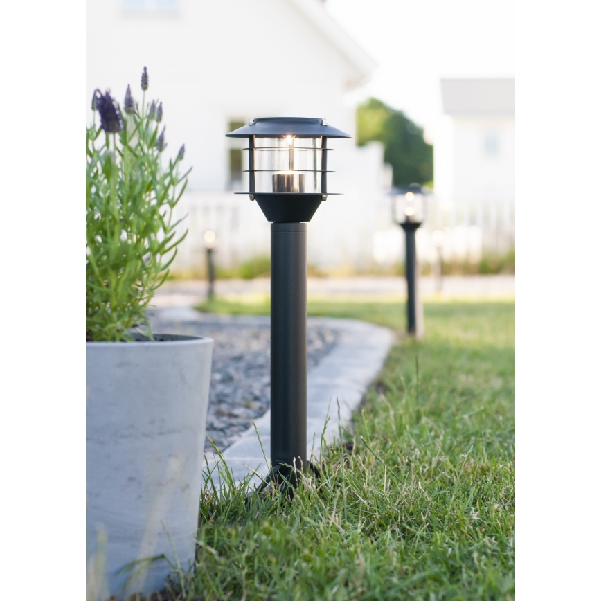Markslöjd 107290 - LED Spoljna lampa GARDEN 24 LED/3W/24V 45 cm IP44 crno