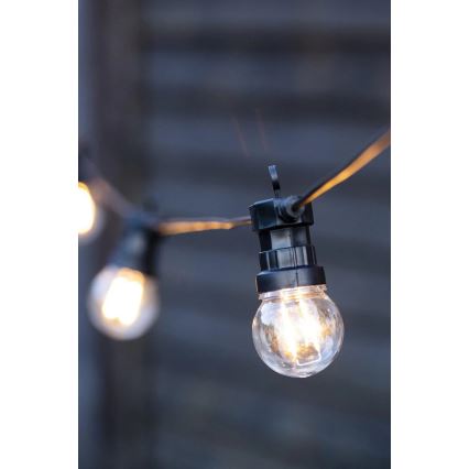 Markslöjd 107292 - LED Spoljašnji dekorativni lanac GERLANDA GARDEN 10xLED 5,5m IP44