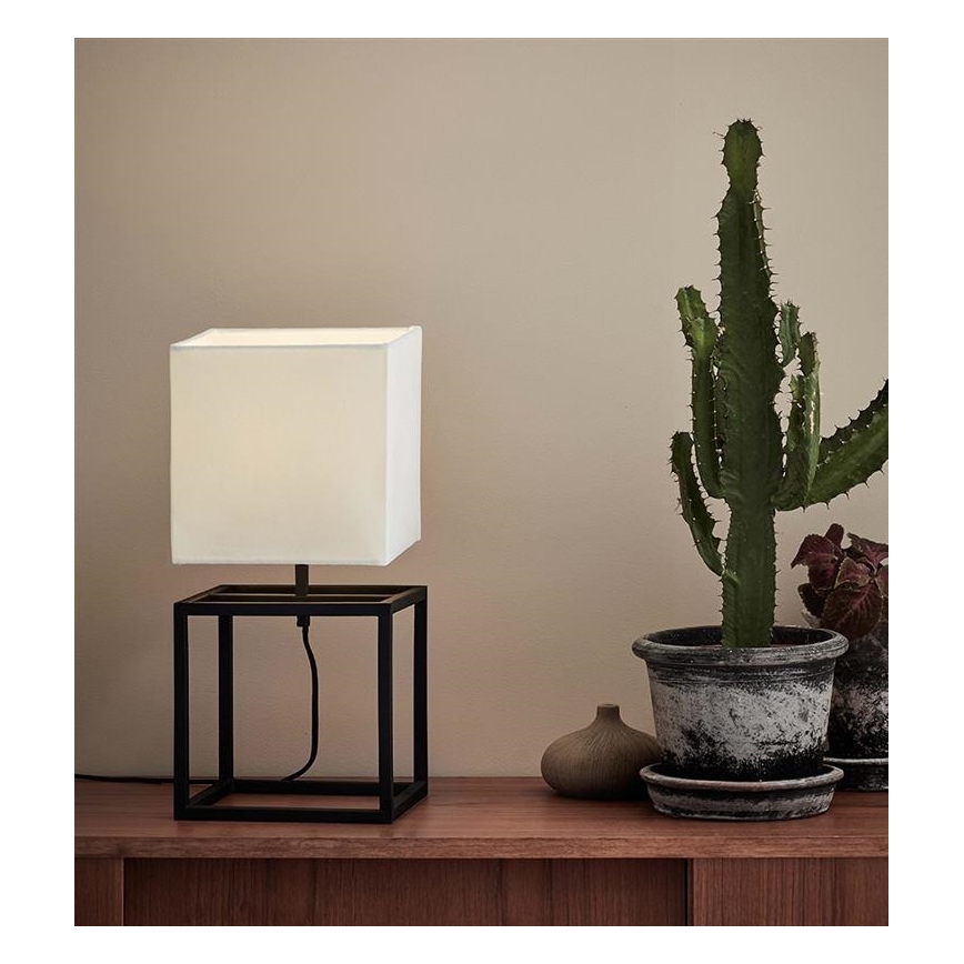 Markslöjd 107306 - Stona lampa CUBE 1xE27/60W/230V