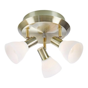 Markslöjd 107506 - Reflektorska lampa VERO 3xE14/40W/230V mesing