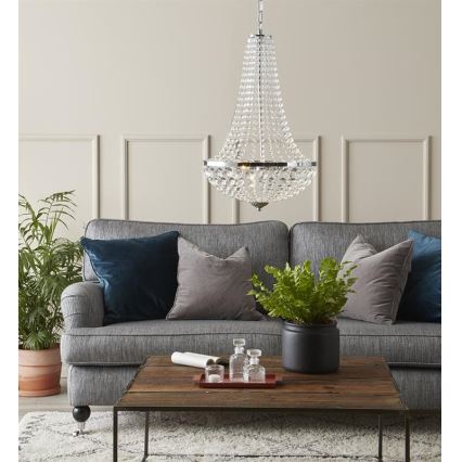 Markslöjd 107550 - Kristalni za kupatilo luster na lancu GRÄNSÖ 2xG9/20W/230V IP44