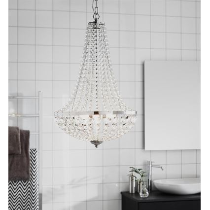 Markslöjd 107551 - Kristalni luster na lancu za kupatilo 3xG9/20W/230 IP44