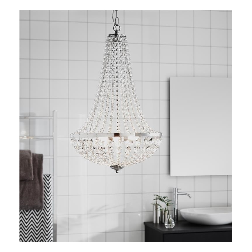 Markslöjd 107551 - Kristalni luster na lancu za kupatilo 3xG9/20W/230 IP44