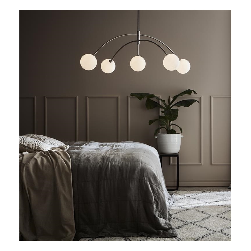 Markslöjd 107559 - Luster na sajli HEAVEN 5xG9/28W/230V