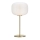 Markslöjd 107819 - Stona lampa SOBER 1xE27/60W/230V bela/mesing