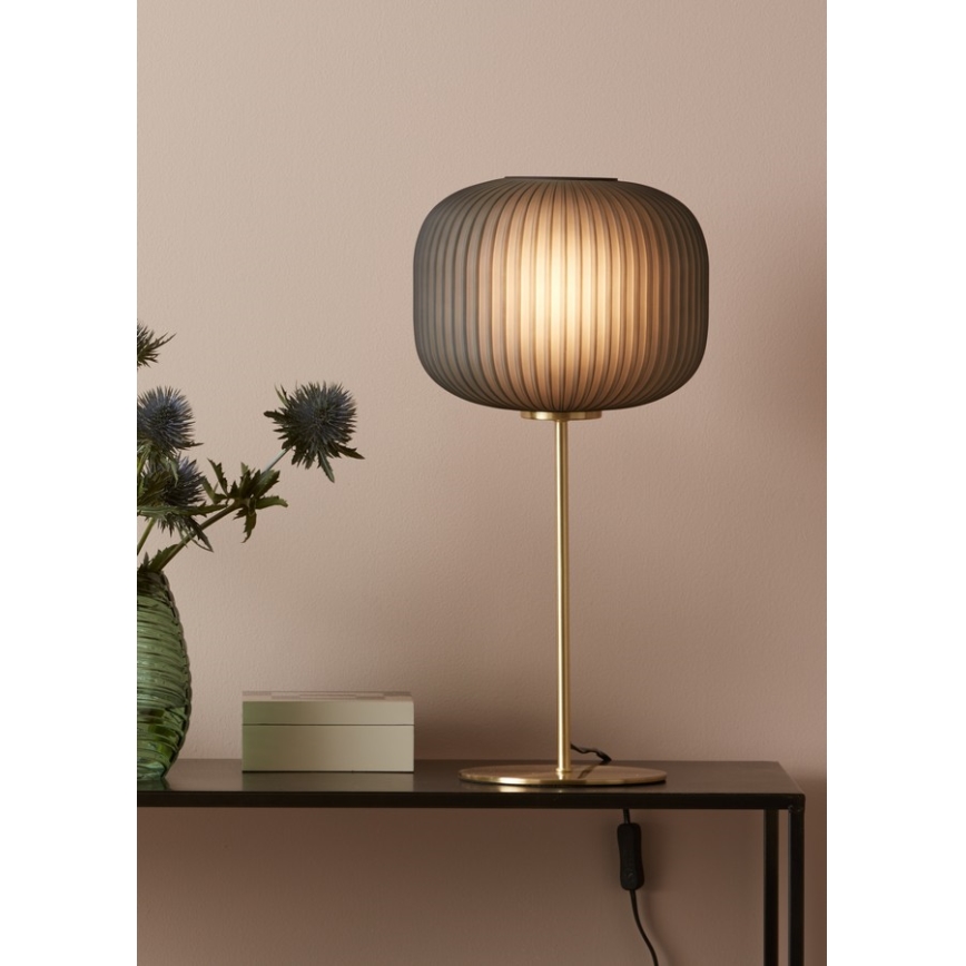 Markslöjd 107820 - Stona lampa SOBER 1xE27/60W/230V mesing