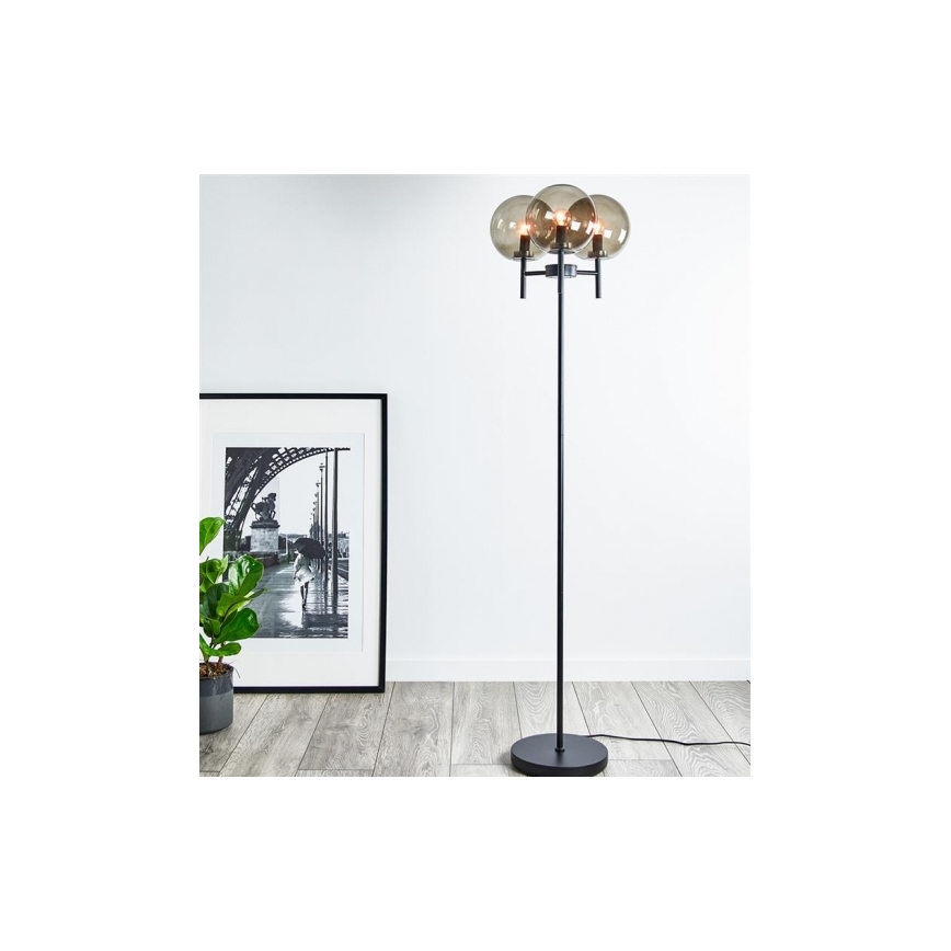 Markslöjd 107947 - Podna lampa CROWN 3xE14/20W/230V