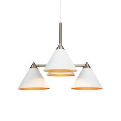 Markslöjd 108077 - Luster na sajli KLINT 4xE14/40W/230V bela