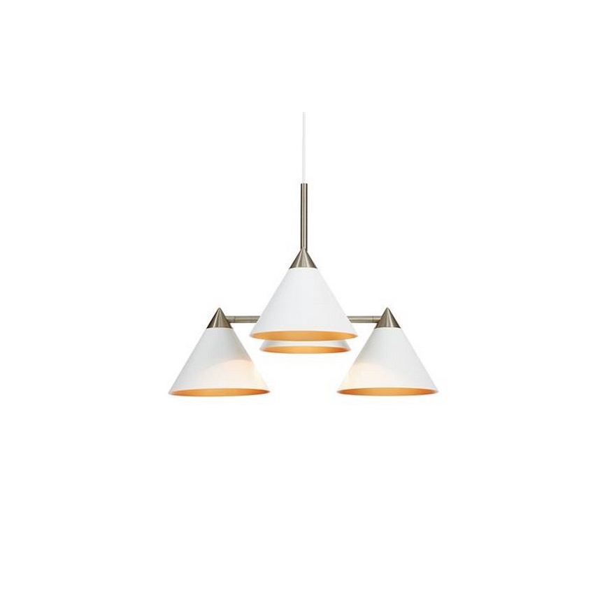 Markslöjd 108077 - Luster na sajli KLINT 4xE14/40W/230V bela