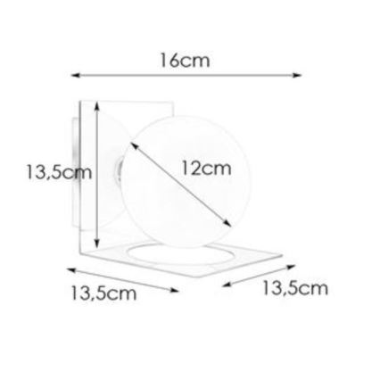 Markslöjd 108085 - Zidna lampa za kupatilo ZENIT 1xG9/18W/230V IP44
