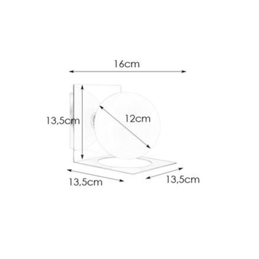 Markslöjd 108085 - Zidna lampa za kupatilo ZENIT 1xG9/18W/230V IP44