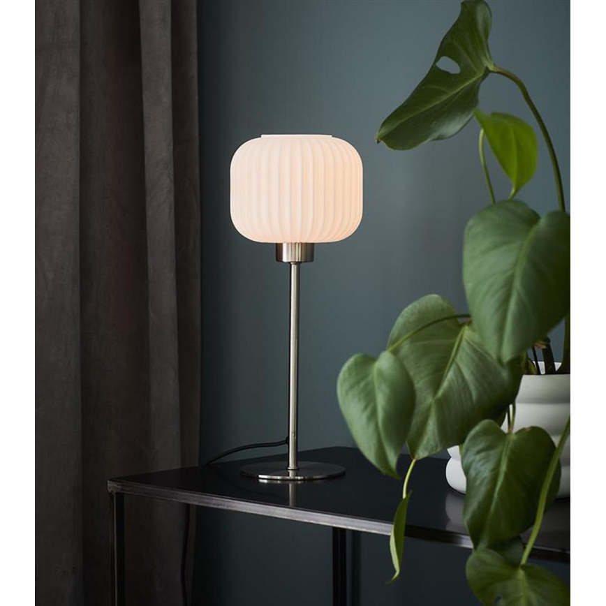 Markslöjd 108121 - Stona lampa SOBER 1xE27/60W/230V mat krom