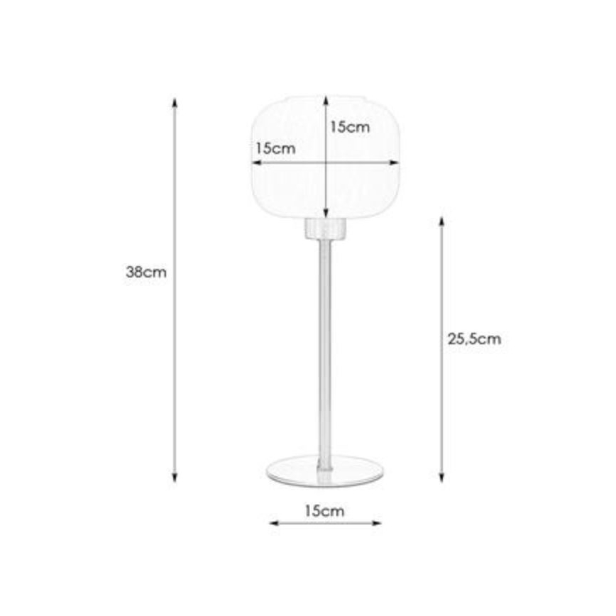 Markslöjd 108121 - Stona lampa SOBER 1xE27/60W/230V mat krom