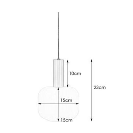 Markslöjd 108123 - Luster na sajli SOBER 1xE14/40W/230V u boji mesinga