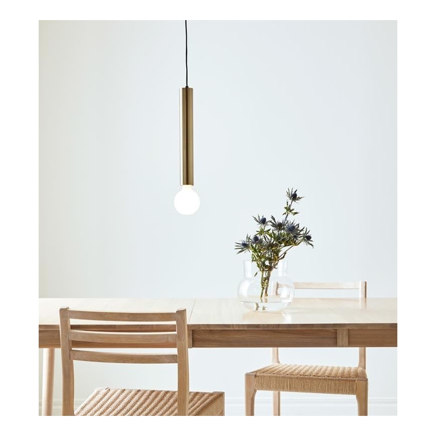 Markslöjd 108259 - Luster na sajli SENCILLO 1xE27/40W/230V zlatna