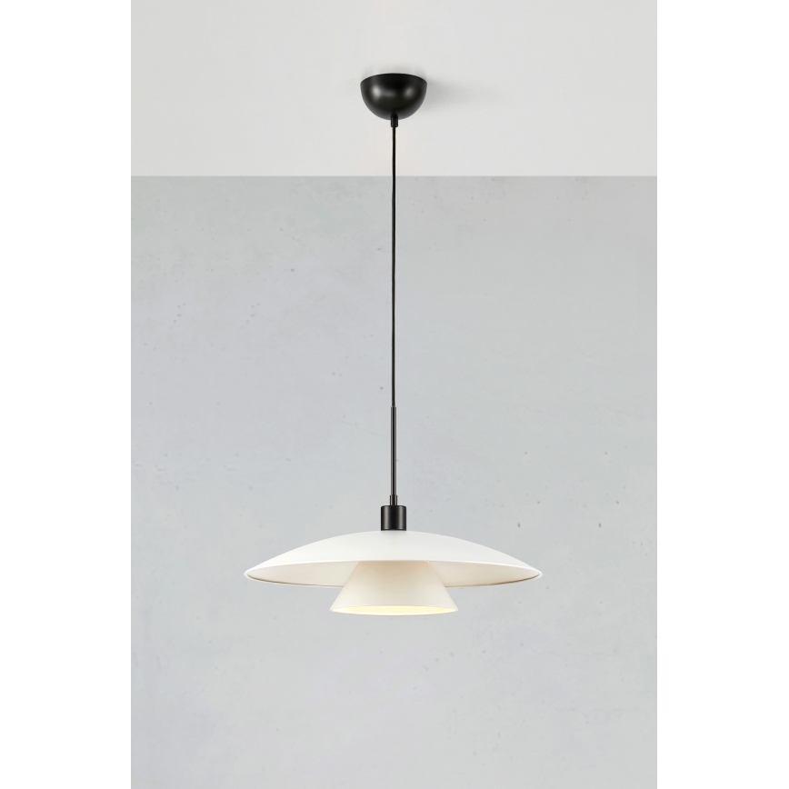 Markslöjd 108430 - Luster na sajli MILLINGE 1xE27/40W/230V bela