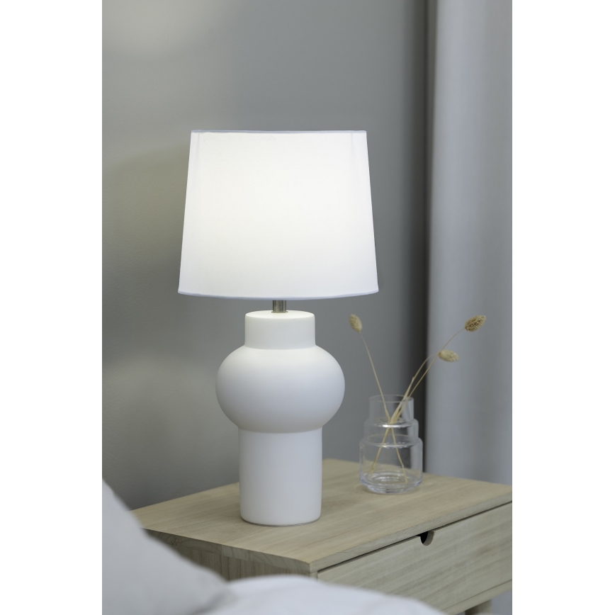Markslöjd 108450 - Stona lampa SHAPE 1xE27/40W/230V bela
