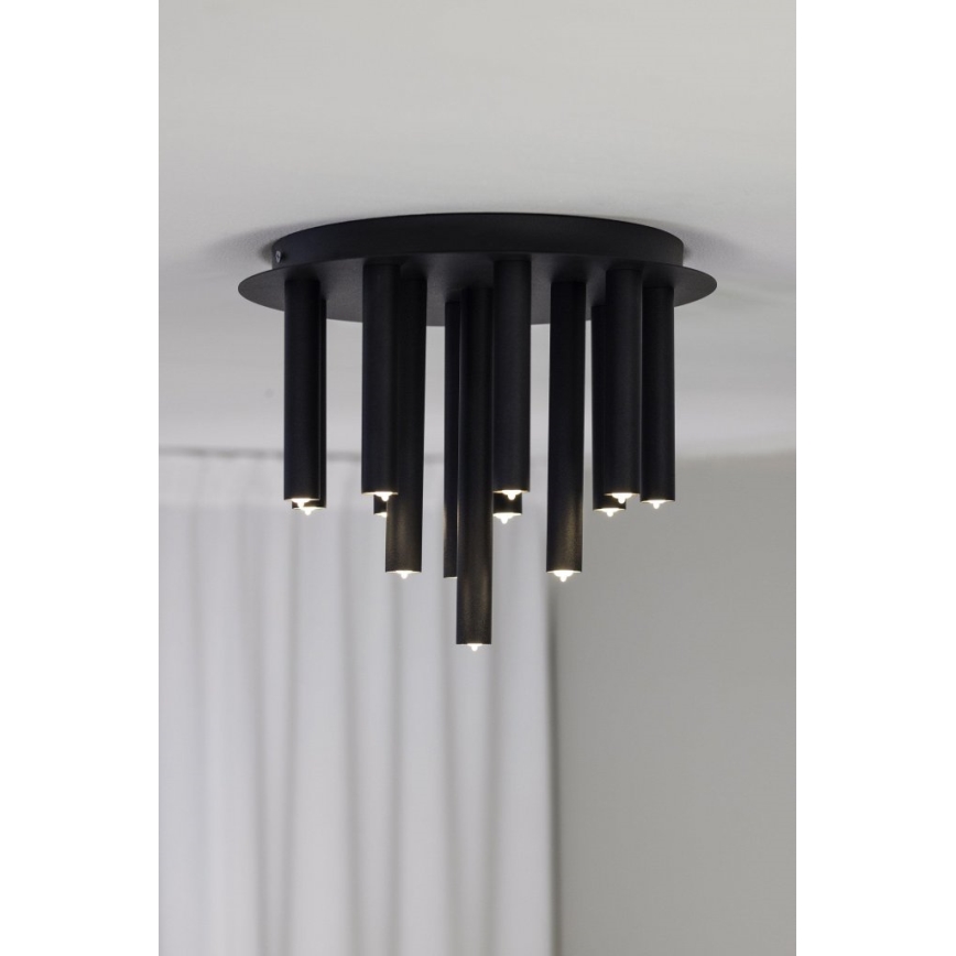 Markslöjd 108505 - Plafonjera GOCCE 13xG9/10W/230V crno
