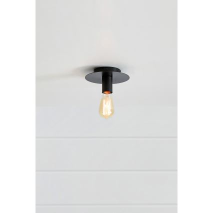 Markslöjd 108540 - Plafonjera PIATTO 1xE27/40W/230V crno