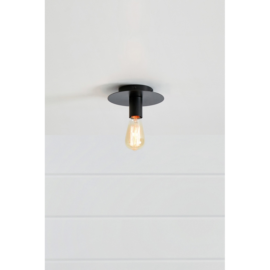Markslöjd 108540 - Plafonjera PIATTO 1xE27/40W/230V crno