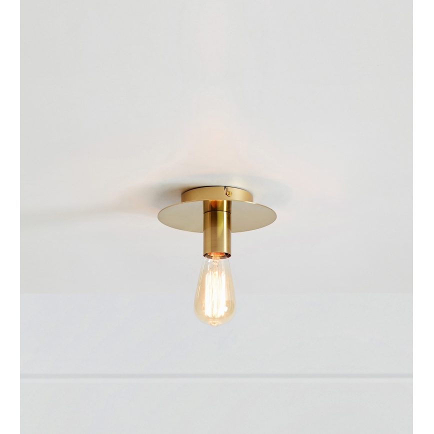 Markslöjd 108541 - Plafonjera PIATTO 1xE27/40W/230V zlatna
